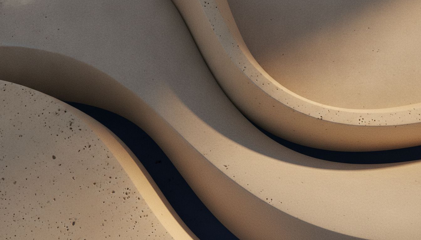 Abstract architectural texture in warm grey and cream tones