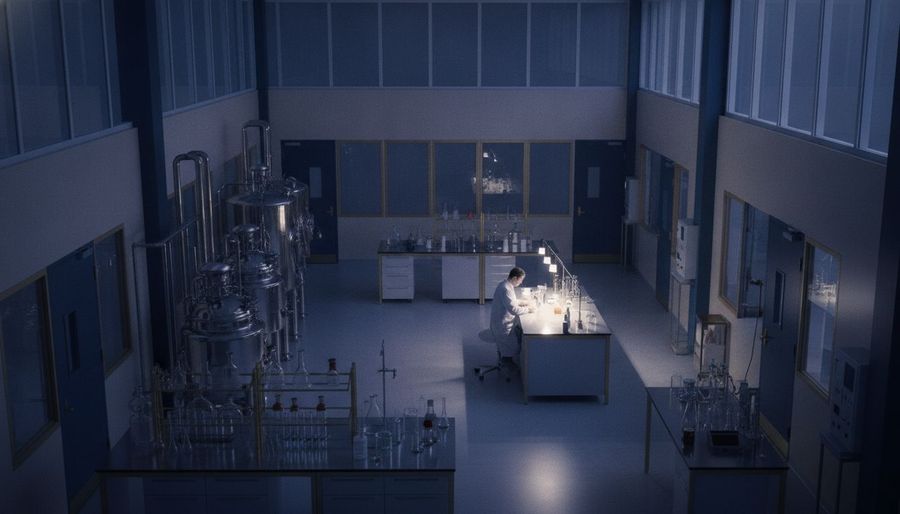Modern personal-care laboratory and production facility